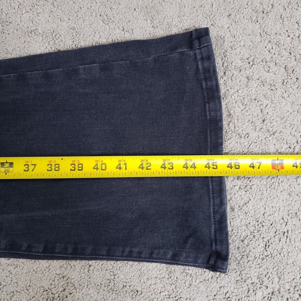 Free People Jeans 27 Black Jayde Flare Bell Bottom Boho Casual Festival 70s - Picture 11 of 14